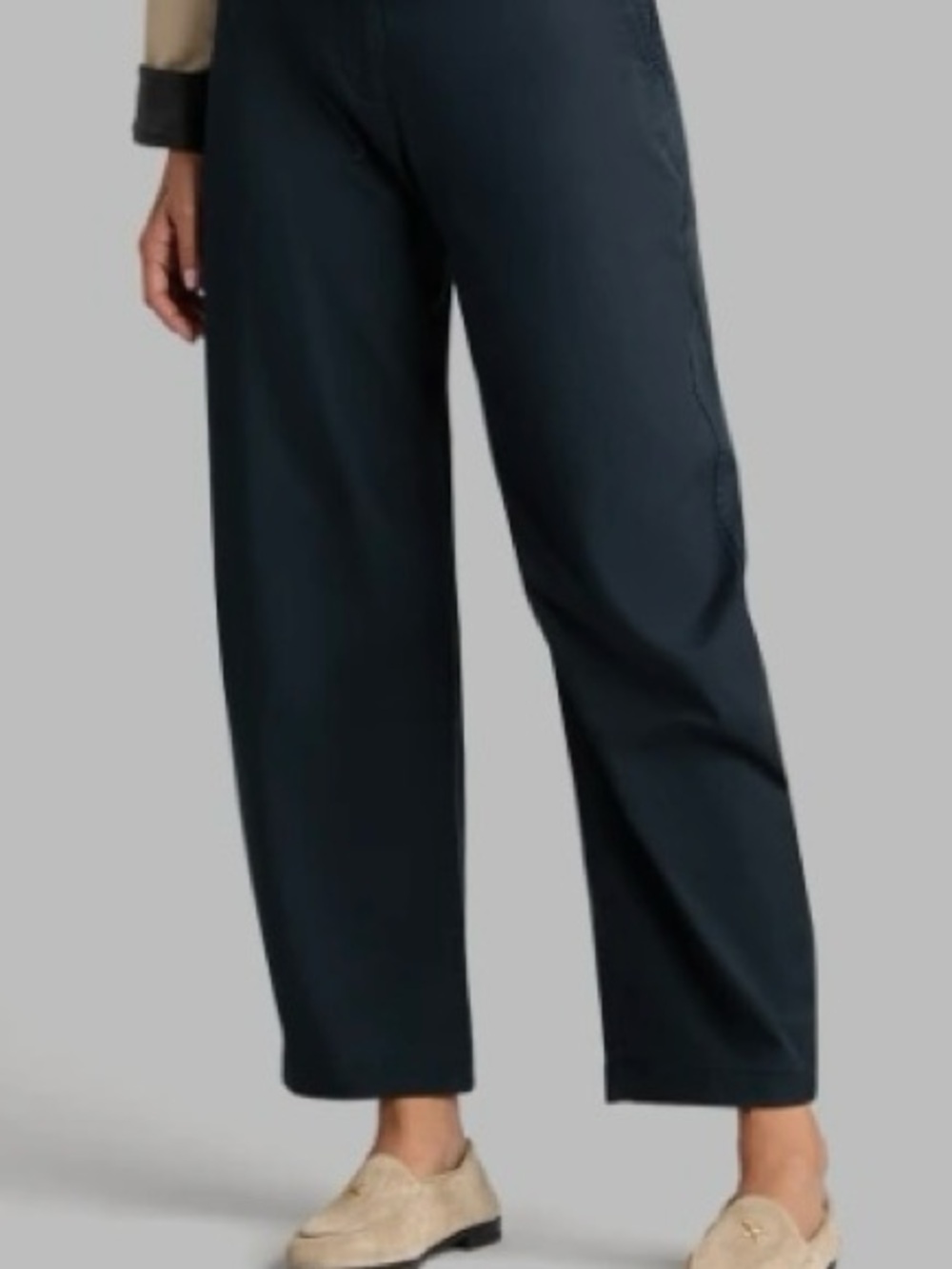 G/FORE Womens Navy Chino wide leg pants